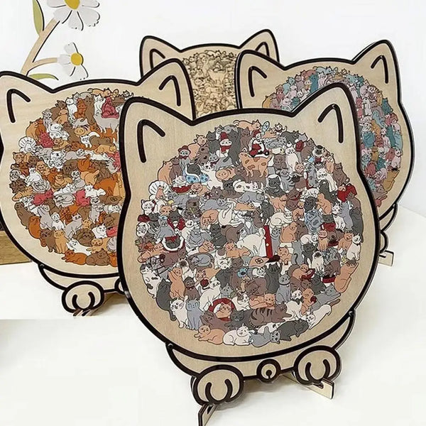 Charming Cat Puzzle Fun